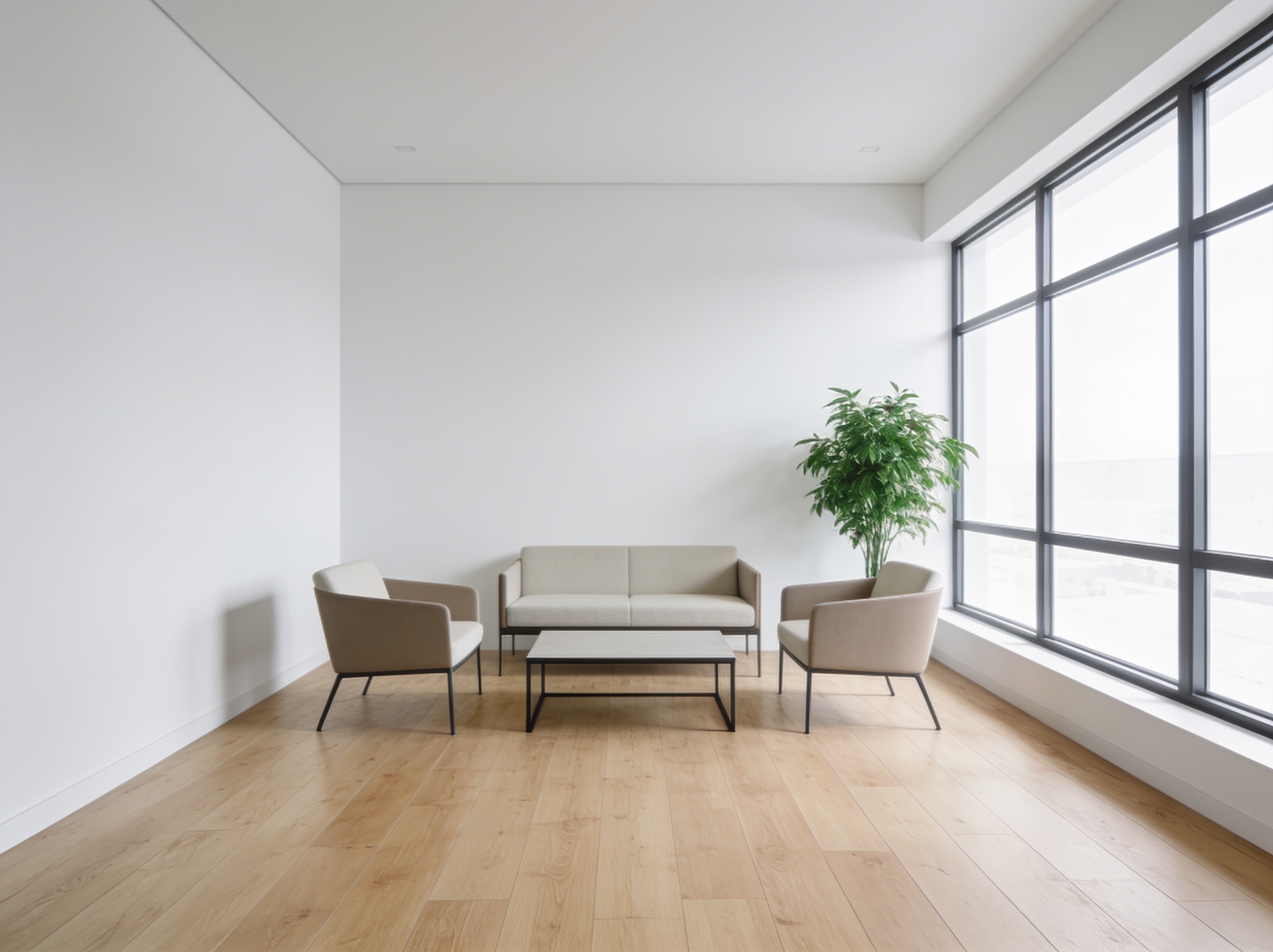 Sala de espera equipada