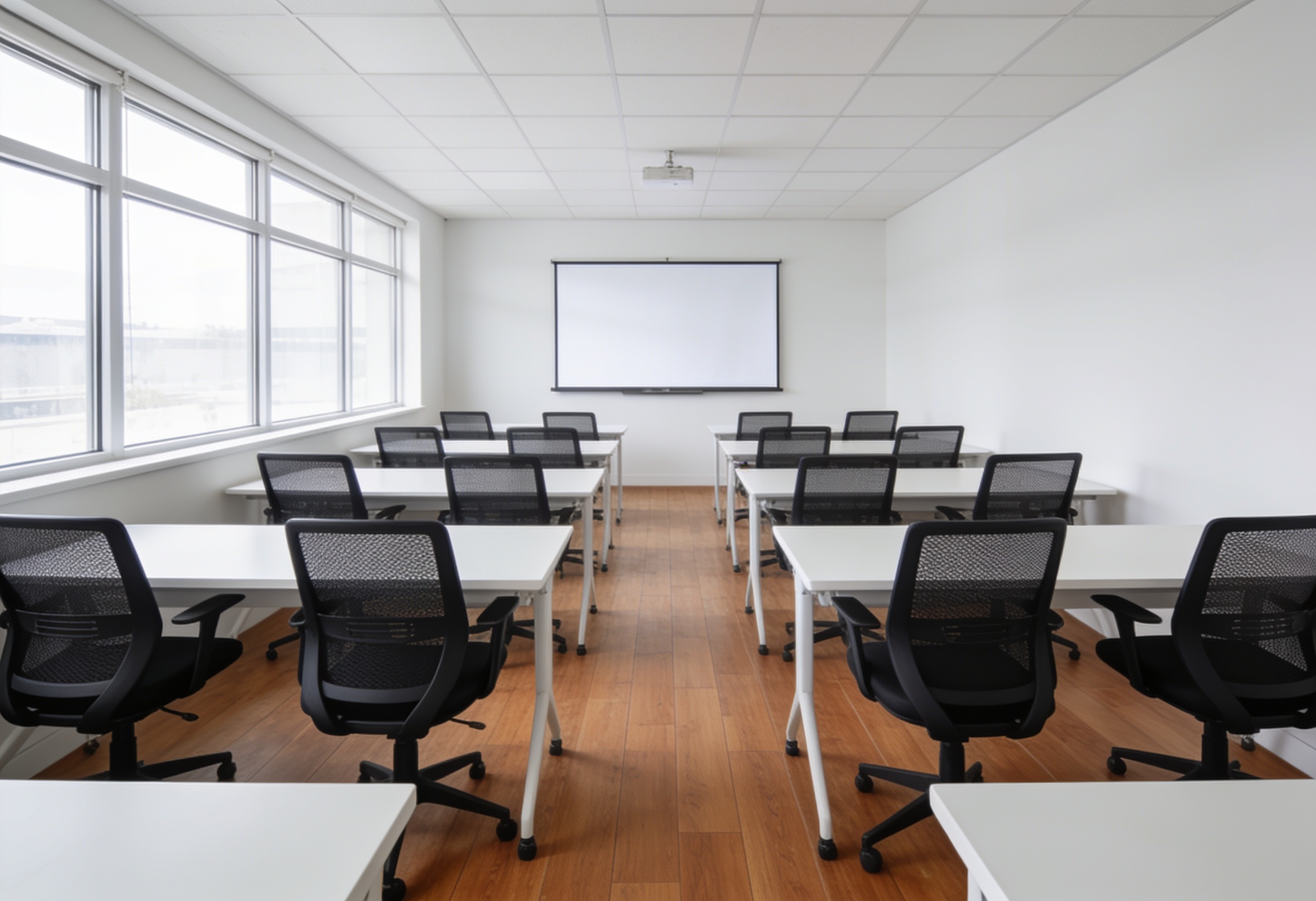 Sala de formación equipada