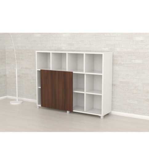 Estantería de celdas 12 huecos y puerta corredera Estantería de celdas 12 huecos y puerta corredera