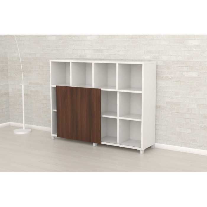 Estantería de celdas 12 huecos y puerta corredera