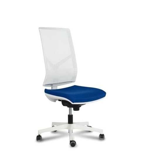 Silla de oficina ergonómica AZAHARA 4, respaldo en malla, sin brazos Silla de oficina ergonómica AZAHARA 4, respaldo en malla, sin brazos
