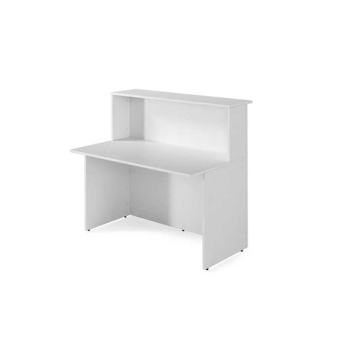 Mostrador recepción BASIC recto, color blanco, ancho 120 cm Mostrador recepción BASIC recto, color blanco, ancho 120 cm