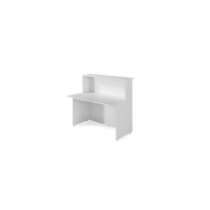 Mostrador recepción BASIC recto, color blanco, ancho 120 cm Mostrador recepción BASIC recto, color blanco, ancho 120 cm