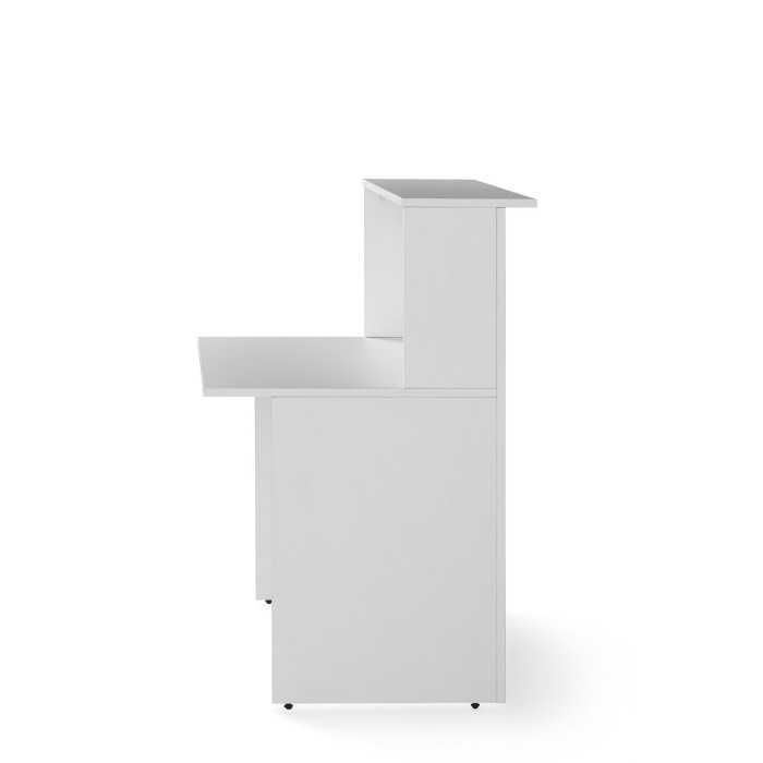 Mostrador recepción BASIC recto, color blanco, ancho 120 cm Mostrador recepción BASIC recto, color blanco, ancho 120 cm