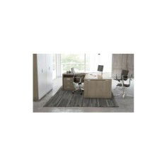 Despacho completo serie KARINA 5 con ala y cajonera 3 cajones