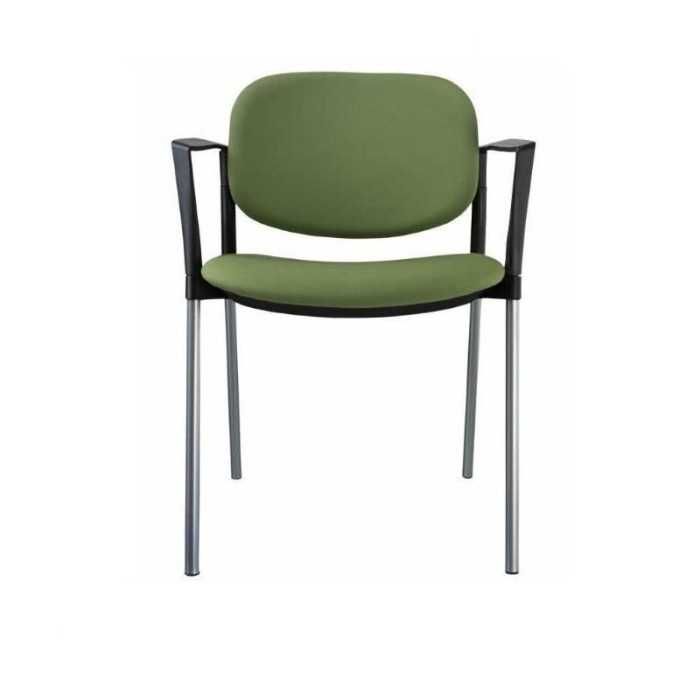 Silla modelo Step tapizada con brazos Silla modelo Step tapizada con brazos
