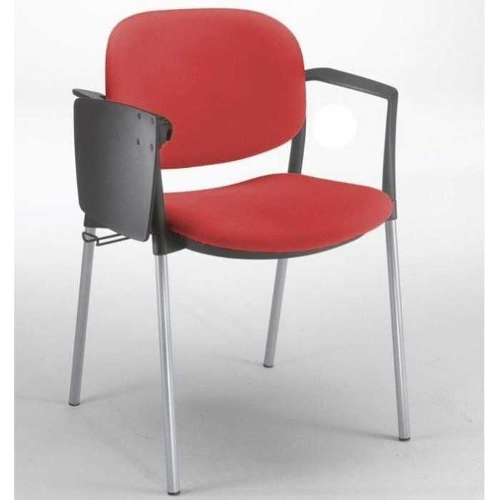 Silla modelo Step tapizada con pala abatible