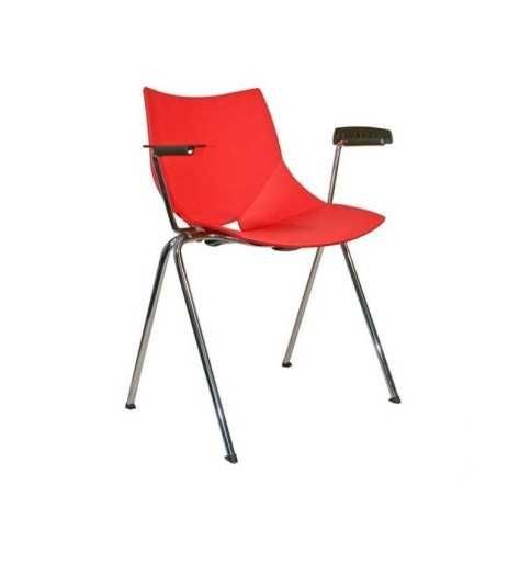 Silla modelo Shell con brazos fijos Silla modelo Shell con brazos fijos