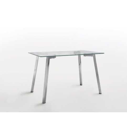 Mesa de cristal DENVER, estructura 4 patas, medida 140x80 cm Mesa de cristal DENVER, estructura 4 patas, medida 140x80 cm