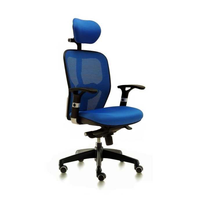 Silla de oficina ergonómica BOSTON con cabecero de Euromof