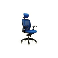 Silla de oficina ergonómica BOSTON con cabecero de Euromof