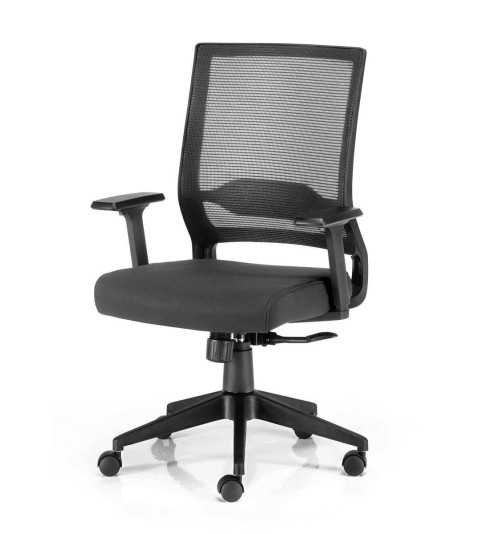 Silla de oficina SIDNEY de Euromof negra Silla de oficina SIDNEY de Euromof negra
