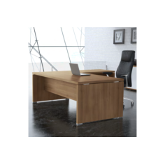 Mesa de despacho con ala KARINA, medidas a elegir, gran grosor