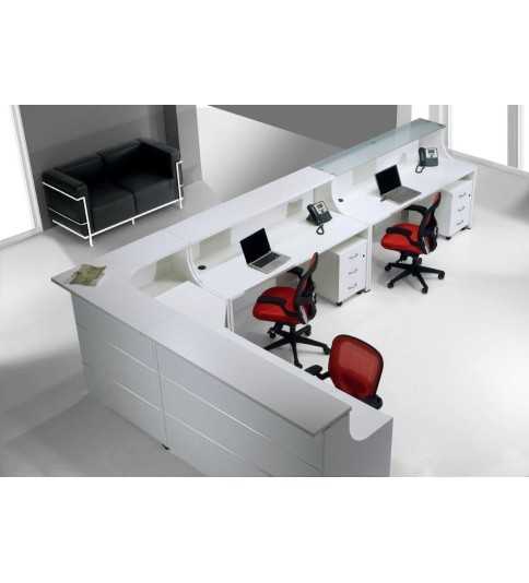 Mostrador recepción curvo Serie EURO Mostrador recepción curvo Serie EURO