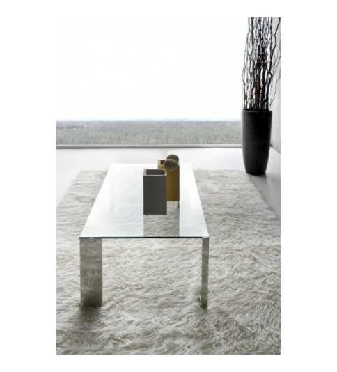 Mesa centro Capri Stainless Steel 120x60 cm Mesa centro Capri Stainless Steel 120x60 cm