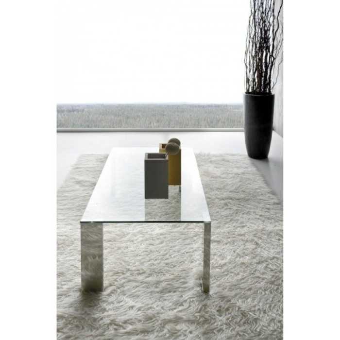 Mesa centro Capri Stainless Steel 120x60 cm