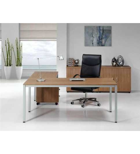 Mesa recta Euro 5100 + ala  Mesa recta Euro 5100 + ala
