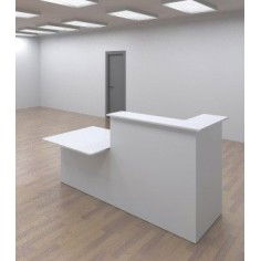 Conjunto mostrador BASIC izquierda + movilidad reducida 220 x 100 cm