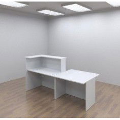 Conjunto mostrador BASIC izquierda + movilidad reducida 220 x 100 cm