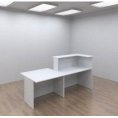 Conjunto mostrador BASIC derecha + movilidad reducida 220 x 100 cm