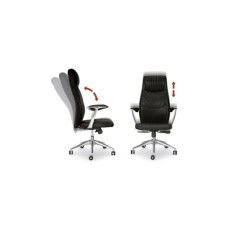 Sillón de oficina VIC de Mobel Linea giratorio con respaldo alto Sillón de oficina VIC de Mobel Linea giratorio con respaldo alto