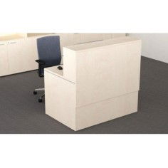 Mostrador de recepción Tekno con sobremostrador 120 cm