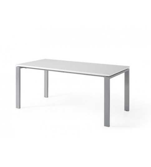 Mesa de oficina PORTICO, estructura metálica 4 patas, varios colores y medidas