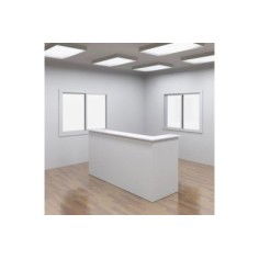 Mostrador recepción BASIC 240 cm terminación izquierda