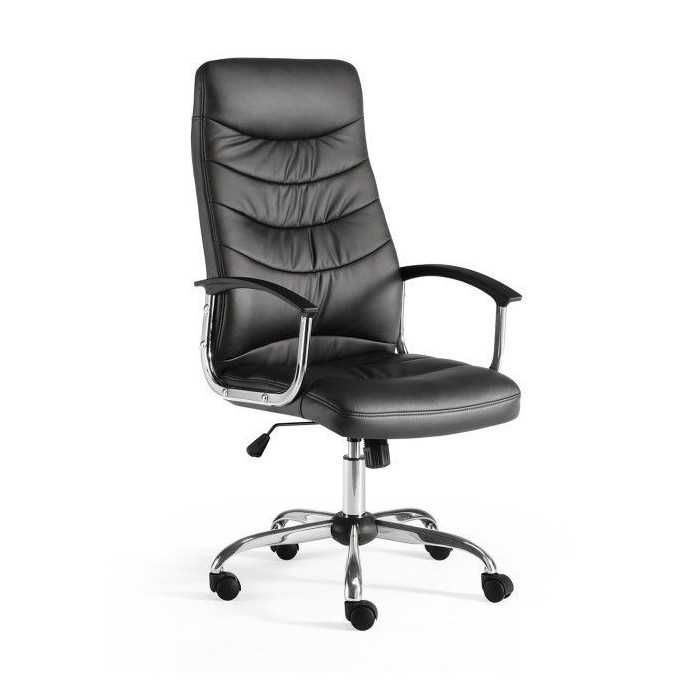 Sillón de oficina SEGOVIA, respaldo alto, gran acolchado, brazos fijos Sillón de oficina SEGOVIA, respaldo alto, gran acolchado, brazos fijos
