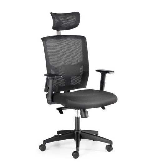 Silla de oficina VIENA, grueso asiento, mecanismo syncro, brazos regulables 1D Silla de oficina VIENA, grueso asiento, mecanismo syncro, brazos regulables 1D
