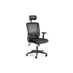 Silla de oficina ergonómica SOFIA de Euromof, cabecero y brazos regulables
