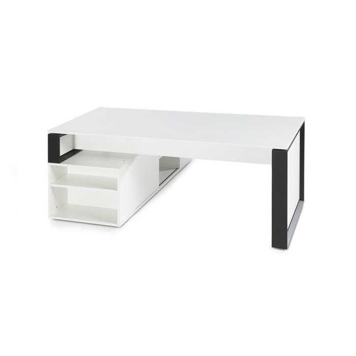 Mesa de despacho OMEGA con armario auxiliar lado derecho Mesa de despacho OMEGA con armario auxiliar lado derecho