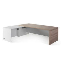 Mesa de despacho SERIE G3.3 lateral ancho con ala izquierda de Jgorbe