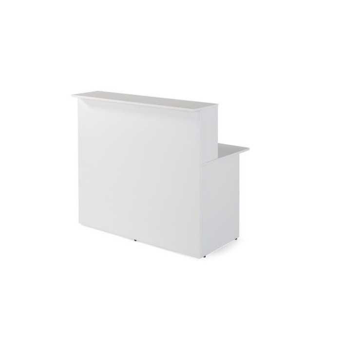 Mostrador recepción BASIC ancho 120 cm + cajonera 3 cajones, color blanco Mostrador recepción BASIC ancho 120 cm + cajonera 3 cajones, color blanco
