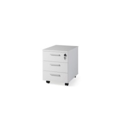 Mostrador recepción BASIC ancho 120 cm + cajonera 3 cajones, color blanco Mostrador recepción BASIC ancho 120 cm + cajonera 3 cajones, color blanco