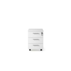 Mostrador recepción BASIC ancho 120 cm + cajonera 3 cajones, color blanco Mostrador recepción BASIC ancho 120 cm + cajonera 3 cajones, color blanco