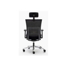 Silla de oficina ergonómica ATLANTA de Euromof, cabecero, brazos 3D, base aluminio pulido Silla de oficina ergonómica ATLANTA de Euromof, cabecero, brazos 3D, base aluminio pulido