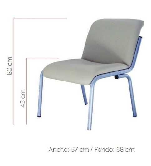 Sillón sala de espera modelo PALMA de Vincolo