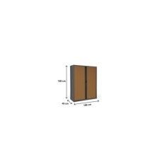 Armario de oficina metálico de persiana Altura 160 cm Ancho 80-100-120 cm Armario de oficina metálico de persiana Altura 160 cm Ancho 80-100-120 cm