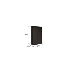 Armario de oficina metálico de persiana Altura 198 cm Ancho 80-100 o 120 cm Armario de oficina metálico de persiana Altura 198 cm Ancho 80-100 o 120 cm