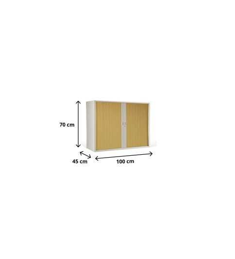 Armario persiana bajo para oficina altura 70 cm Ancho 80-100 o 120 cm Armario persiana bajo para oficina altura 70 cm Ancho 80-100 o 120 cm