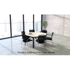 Mesa para aula forma trapezoidal estructura perimetral medidas a elegir serie DAI