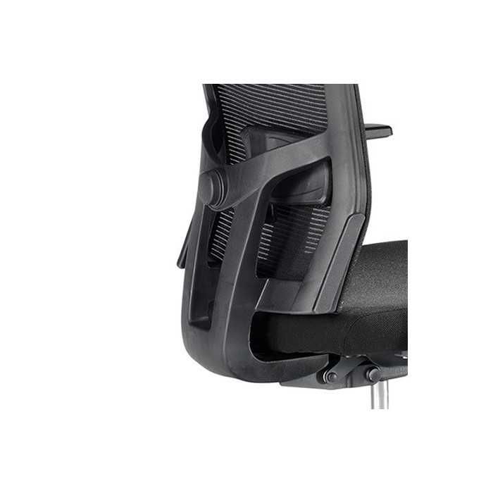 Silla de oficina VIENA, grueso asiento, mecanismo syncro, brazos regulables 1D