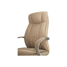 Sillón de oficina ROA de Mobel Linea, gran acolchado, basculante, Polipiel Beige Sillón de oficina ROA de Mobel Linea, gran acolchado, basculante, Polipiel Beige