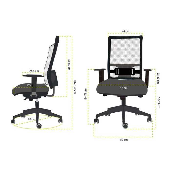 Silla de oficina SIA 5 de Hergo Silleria, varios acabados Silla de oficina SIA 5 de Hergo Silleria, varios acabados