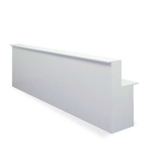 Mostrador de recepción BASIC 360 cm, color blanco Mostrador de recepción BASIC 360 cm, color blanco
