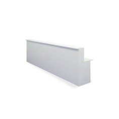 Mostrador de recepción BASIC 360 cm, color blanco