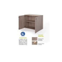 MUEBLE BAJO CON PUERTAS SERIE COLOR