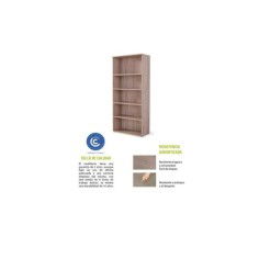 Estantería de oficina Alta BLANCA SERIE COLOR