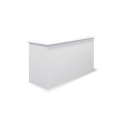 Mostrador recepción BASIC 240 cm terminación derecha
